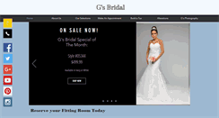 Desktop Screenshot of gsbridal.net